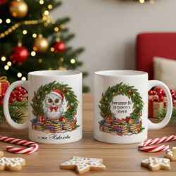 Коледна чаша подарък за учителка