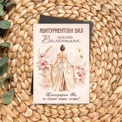 Магнит за абитуриентски бал - нежен спомен за гостите