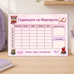 Учебно магнитно табло за ученичка 