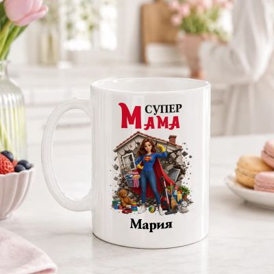 Чаша супер мама
